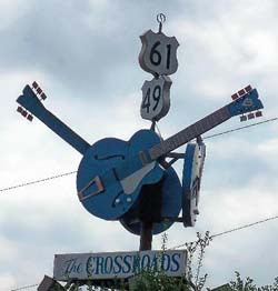 Routes 61 και 49 στο Clarksdale του Mississippi